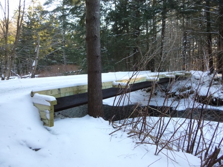 New bridge over Great Brook at Lower Cemetary Rd - 2014